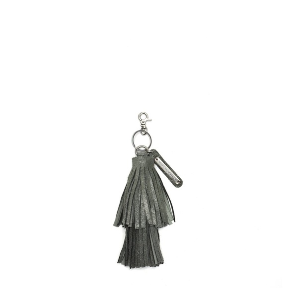NWOT Monserat De Lucca leather double tassel - Picture 2 of 3